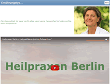 Tablet Screenshot of heilpraxis-schwarzkopf.de